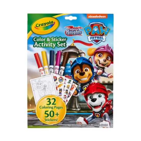 Crayola&reg; Paw Patrol&trade; Rescue Knights&trade; Color & Sticker Activity Set {1}