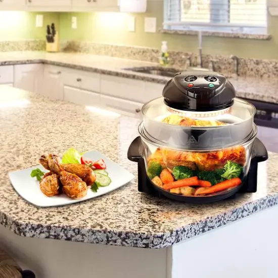 MegaChef Multipurpose Countertop Halogen Oven Air Fryer {6}