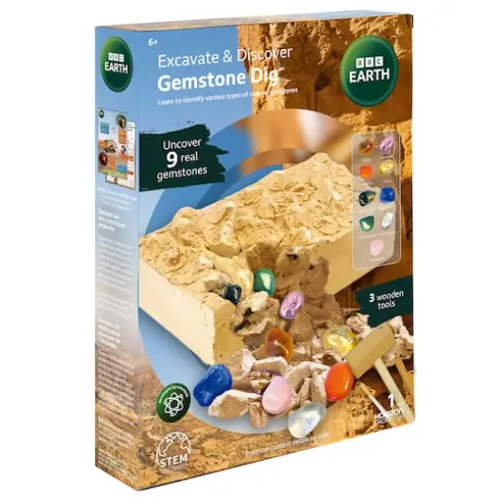 BBC Earth Excavate & Discover Gemstone Dig {8}