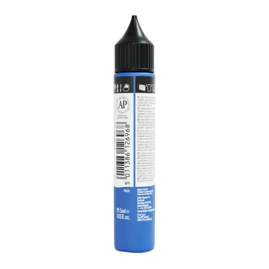 Daler-Rowney&reg; System 3 Fluid Acrylic, 29.5mL 123 Ultramarine {4}