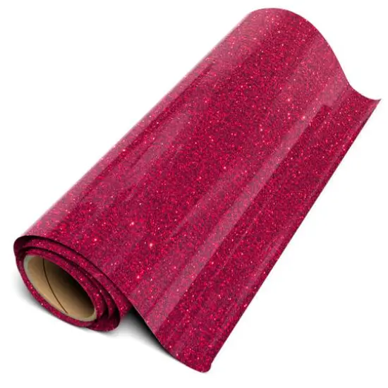 Siser&reg; Glitter Heat Transfer Vinyl, 120" Red {1}