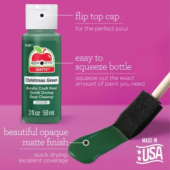 Apple Barrel&reg; Acrylic Fall Colors Paints with Mod Podge Gloss 16 Piece Set {4}