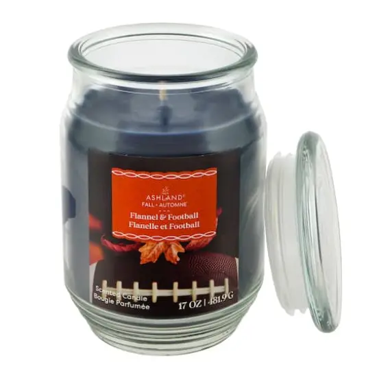 17oz. Fall Scented Jar Candle by Ashland&reg; Flannel & Football {3}