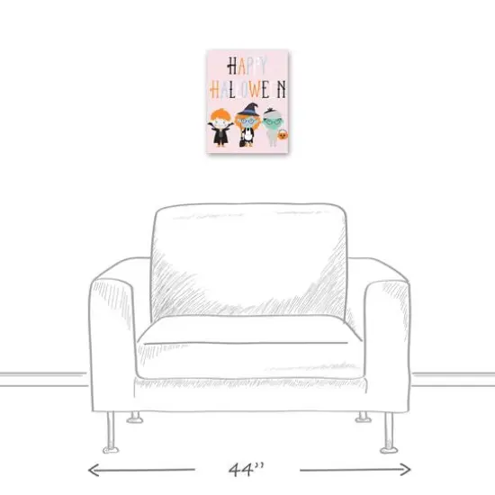 Halloween Costumes Canvas Wall Art {6}