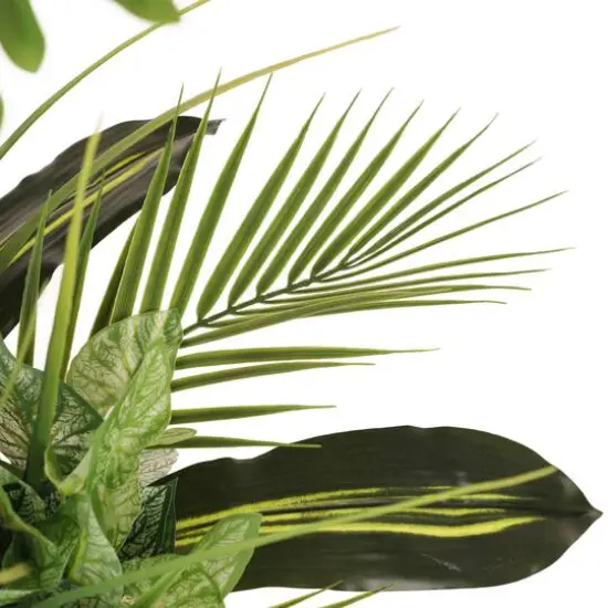 6ft. Artificial Areca Palm Tree in White Decorative Pot {8}