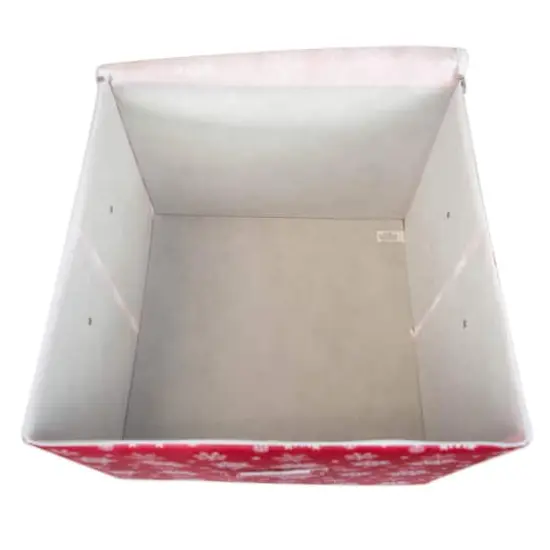 DII&reg; Snowflake Print Large Ornament Storage {3}