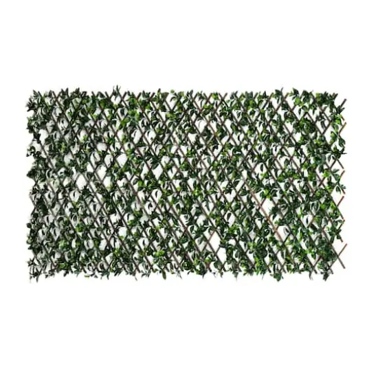 40" x 80" Artificial Gardenia Expandable Privacy Fence Screen {1}