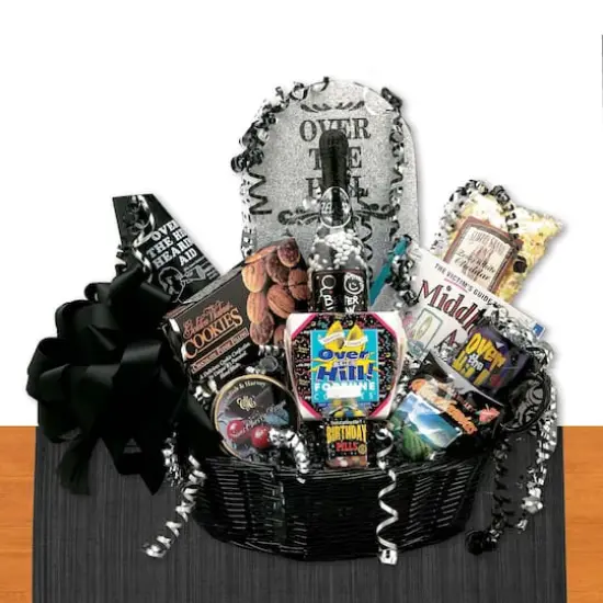 Over the Hill Deluxe Birthday Gift Basket {1}