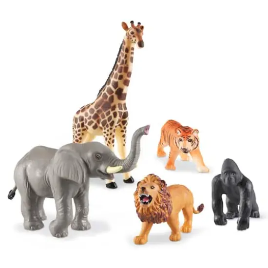 Learning Resources Jumbo Jungle Animals, 5ct. {1}