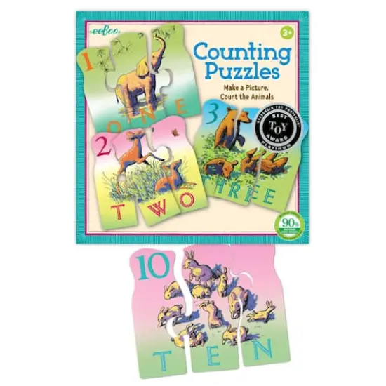 eeBoo Animal Counting Puzzle Set {4}