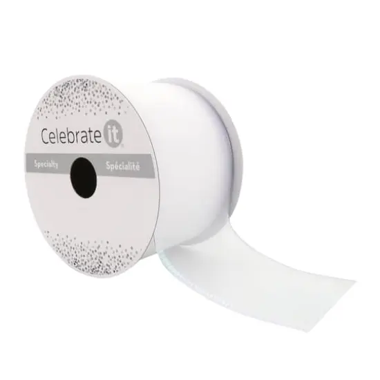 2.5" x 10yd. Sheer Wired Ribbon by Celebrate It&reg; Specialty {1}