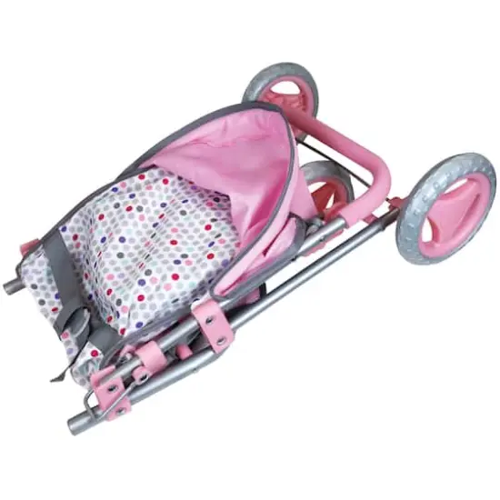 Lissi Dolls 11" Twin Baby Dolls With Twin Jogger Stroller {5}