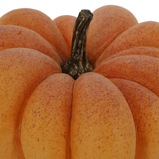 12" Orange with White Wash Decorative Pumpkin by Ashland&reg; {3}