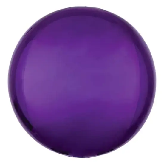 Orbz&reg; 16" Round Matte Balloon Purple {1}