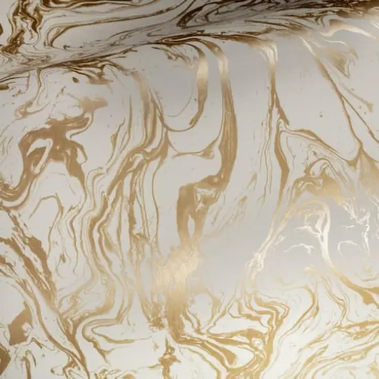 RoomMates Marble Seas Peel & Stick Wallpaper Gold {7}
