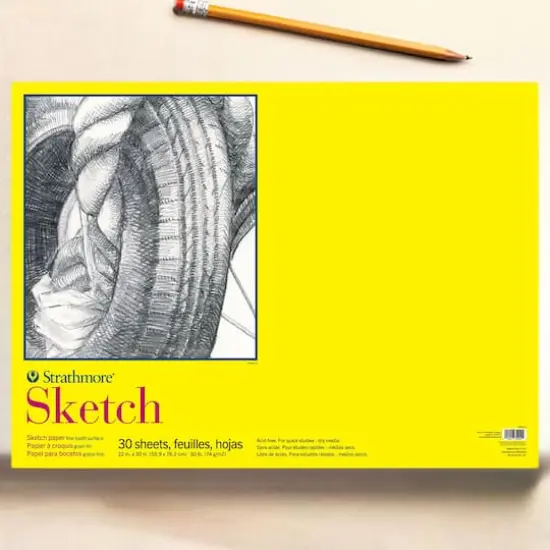 Strathmore&reg; 300 Series Sketch Paper Pad, 22" x 30" {1}
