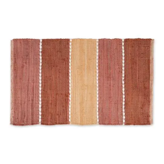 DII&reg; Color Block Cotton Chindi Rug, 2ft. x 3ft. Gray {2}