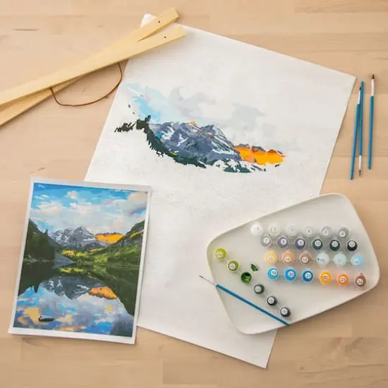 Mountain Scene Paint-by-Number Kit by Artist's Loft&trade; Necessities&trade;  {3}
