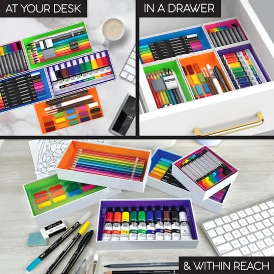 ArtSkills&reg; Art Set with Drawer Storage Organizers {7}