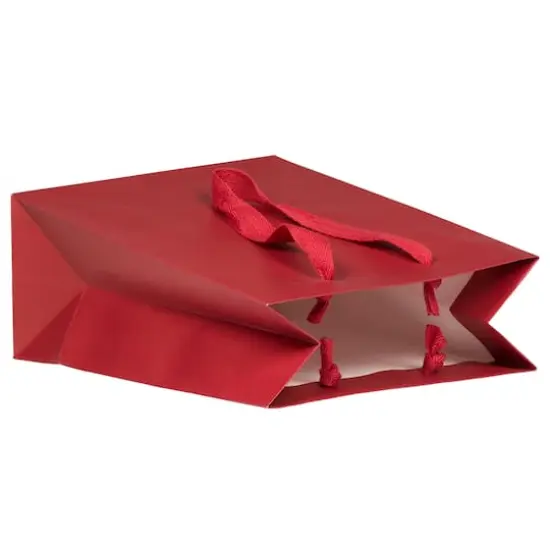 JAM Paper Medium Red Matte Heavy Duty Kraft Gift Bags, 10ct. {5}