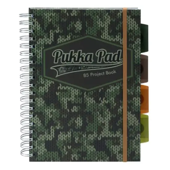 Pukka Pads B5 Project Book Set Camo {3}