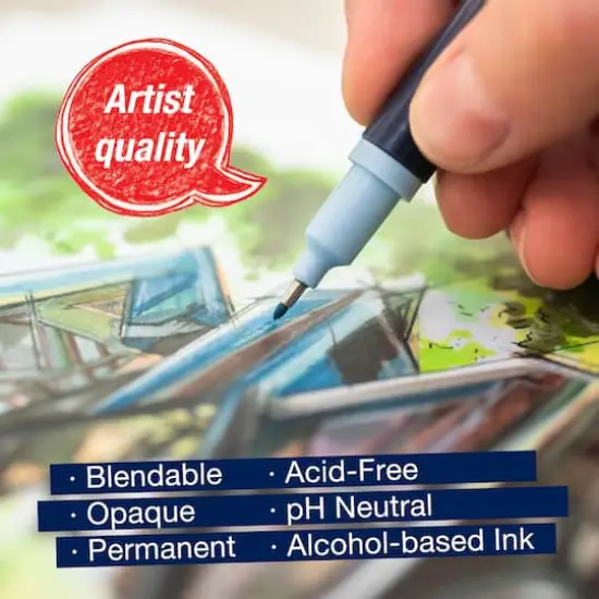 Faber-Castell&reg; Goldfaber 12 Color Dual Tip Sketch Markers {6}