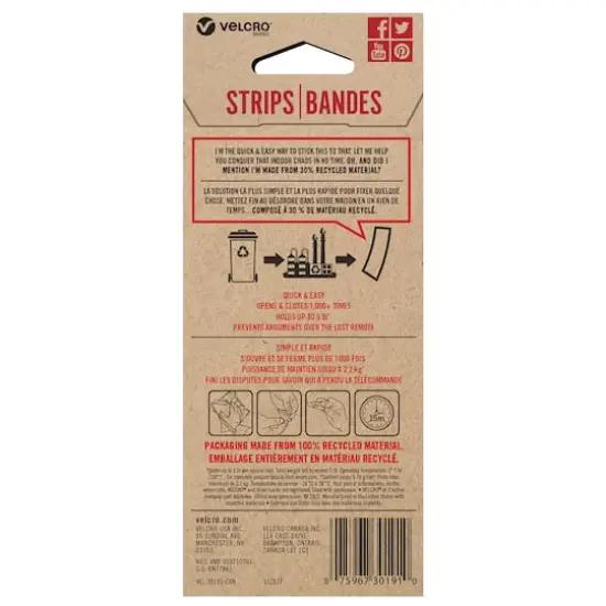 VELCRO&reg; Brand Recycled Strips {5}