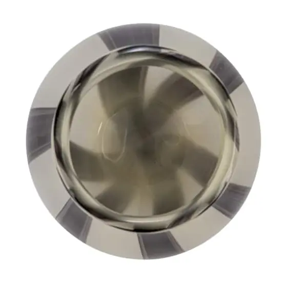 Hello Honey&reg; 7.75" Black & White Striped Glass Vase {7}