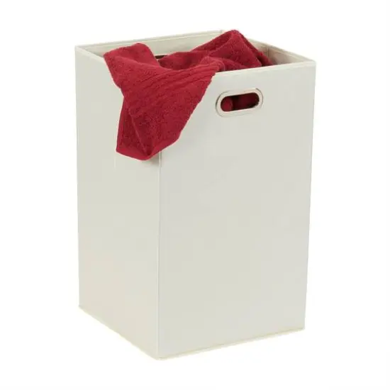 Household Essentials 23" Folding Laundry Hamper White {7}
