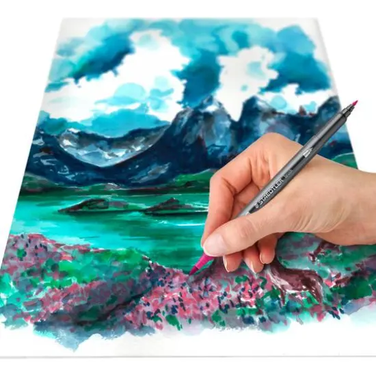 STAEDTLER&reg; South America Double-Ended Watercolour Brush Pens {6}