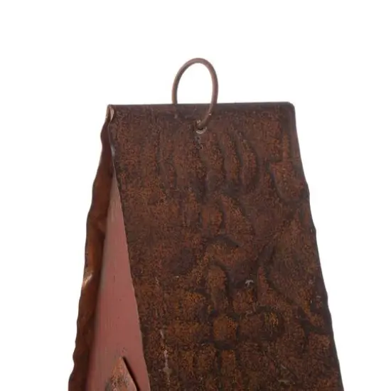 Glitzhome&reg; 13.23'' Distressed Wooden Birdhouse {7}