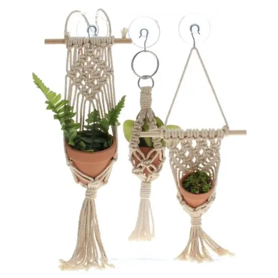 Leisure Arts&reg; Mini Planter Macram&eacute; Kit {8}