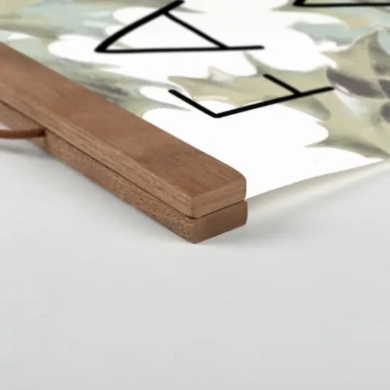 Fa La La La 12x18 Teak Hanging Canvas {3}