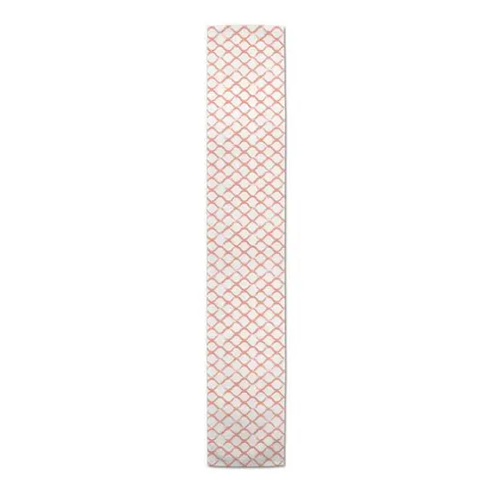 Fishnet Indoor/Outdoor Table Runner Pink {1}