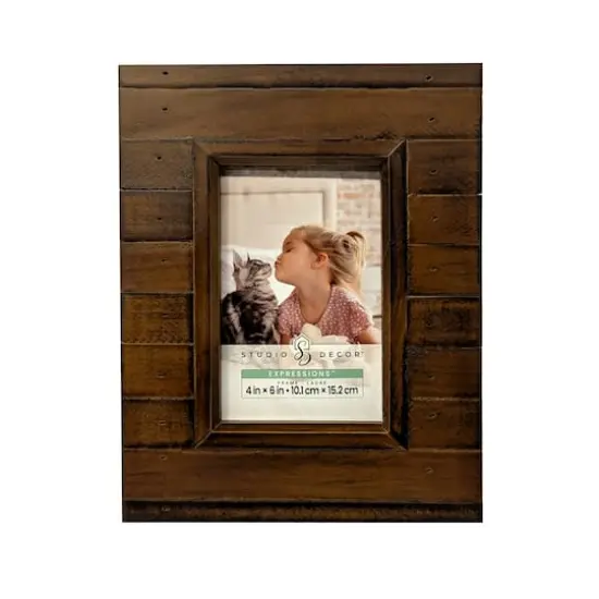 Expressions&trade; Salvage Chic Frame by Studio D&eacute;cor&reg; Brown {1}