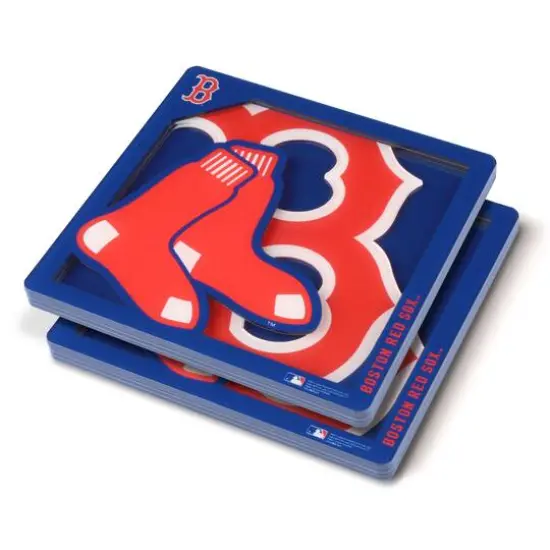 MLB 3D Logo Series Coasters, 2ct. Chicago Cubs {2}