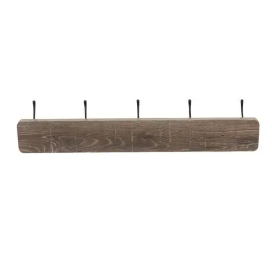 Household Essentials 5 Hook Wall Mounted Coat Rack {6}