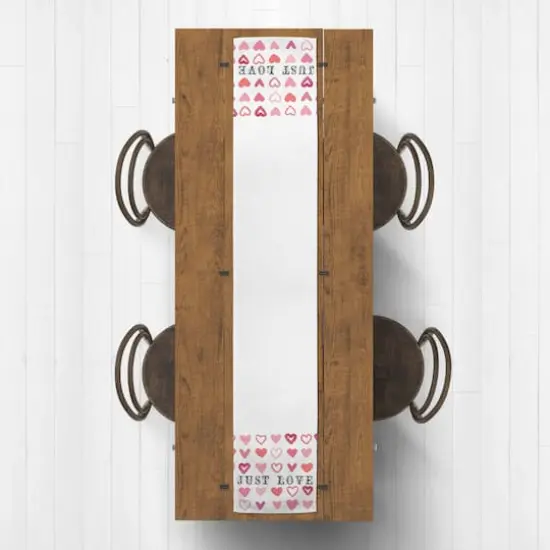 Just Love 16" x 72" Poly Twill Table Runner {3}