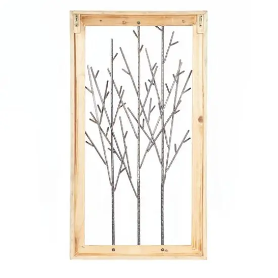 36" Brown Metal Contemporary Wall D&eacute;cor {4}