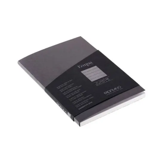 Fabriano&reg; EcoQua Plus A5 Lined Gray Glue-Bound Notebook {5}