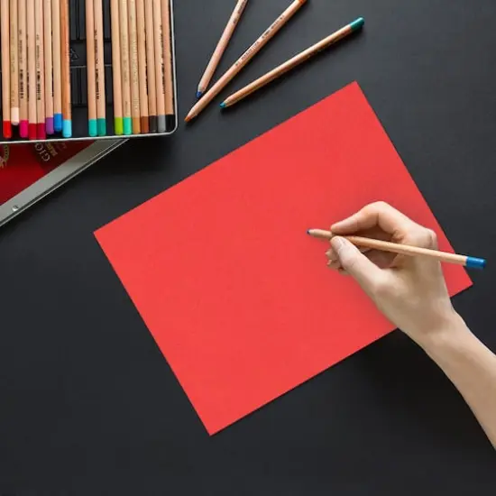 JAM Paper Recycled 8.5" x 11" 65lb. Cover Cardstock Pack, 250 Sheets Red {4}