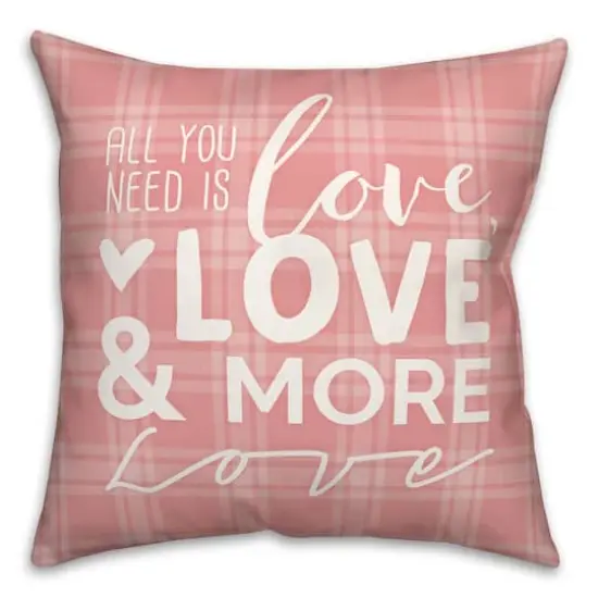 Love & More Love Throw Pillow {1}