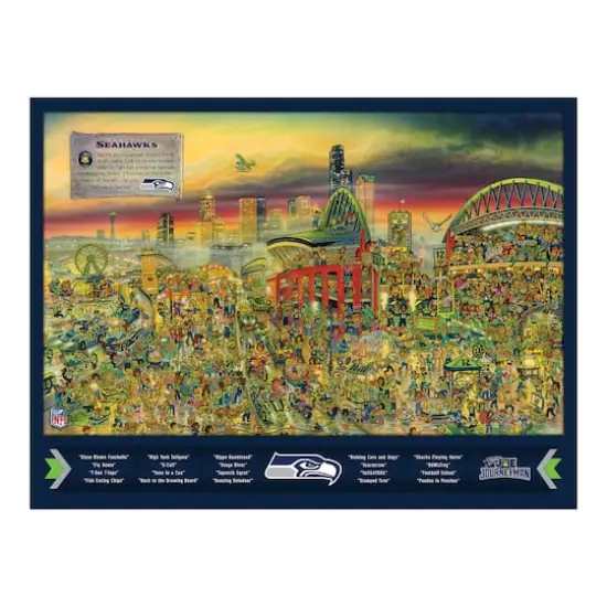 Joe Journeyman NFL 500 Piece Jigsaw Puzzle Seattle Seahawks {6}