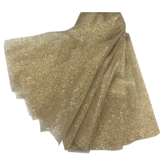 Gold Glitter Pre-Cut Tulle Strips by Celebrate It&trade; {4}