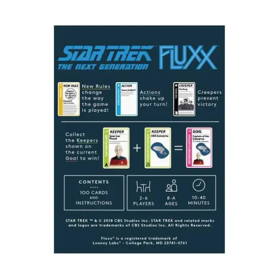 Star Trek&trade; The Next Generation Fluxx&reg; Card Game {4}