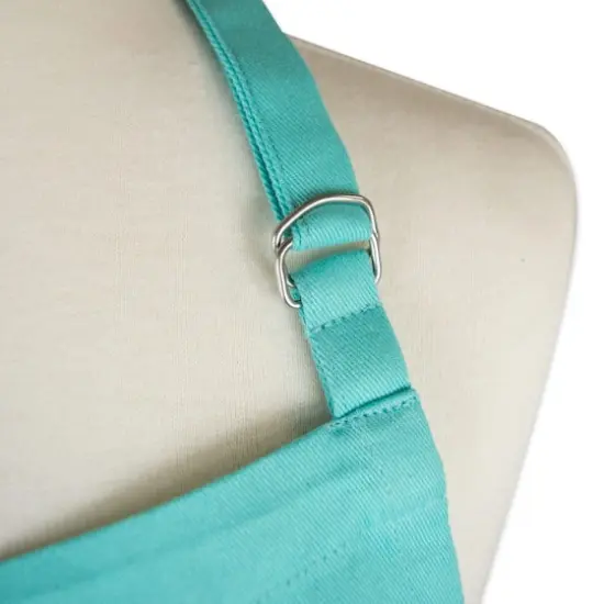 DII&reg; Chino Chef Apron Aqua {9}