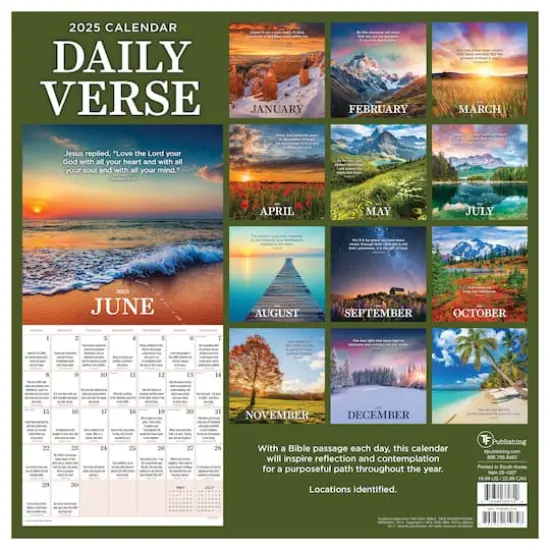 TF Publishing 2025 Daily Verse Wall Calendar {3}