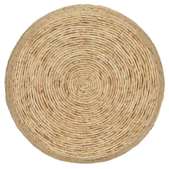Hello Honey&reg; 17" Natural Corn Rope Round Accent Table {7}