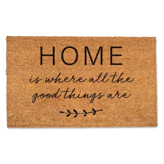 Home Is Where the Good Things Are Door Mat {1}