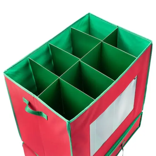 Honey Can Do Red Holiday D&eacute;cor Box {4}